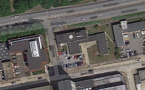 Basildon Magistrates Court. Image: Google Satellite.